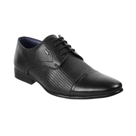 Black derby orders formal shoes