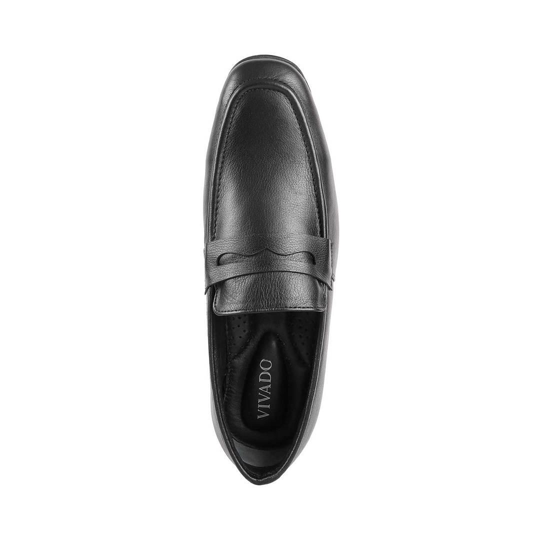 Buy Vivado Black Formal Moccasin Online | SKU:14-790-11-40 - Walkway Shoes