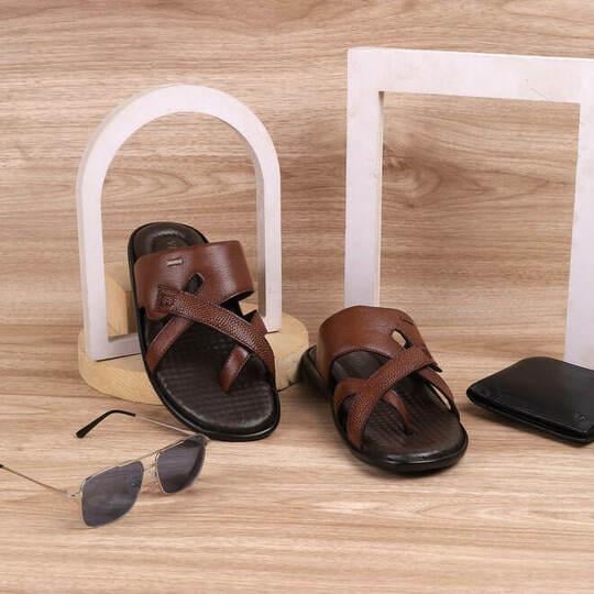 Vivado Men Tan Casual Sandals