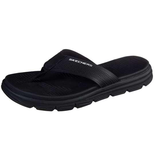 Skechers Black Casual Slippers
