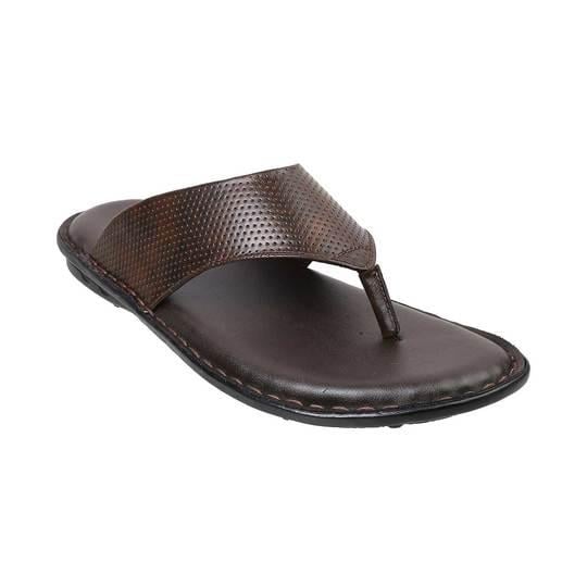 Men Brown Casual Slippers