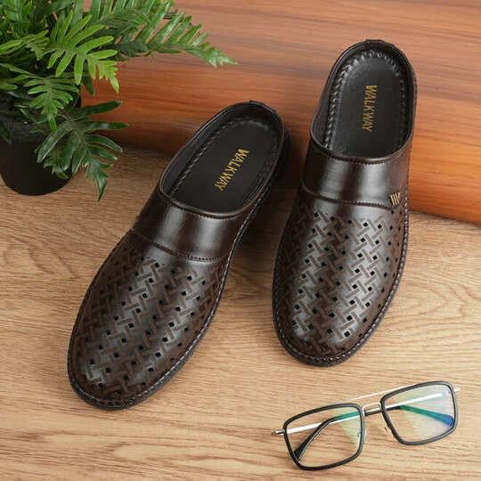 Walkway Men Brown Casual Mules