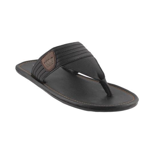 Walkway Men Black Casual Slippers