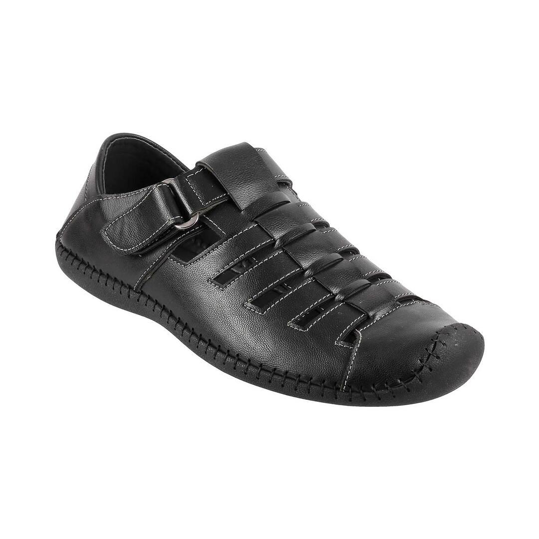 Buy Men Black Casual Sandals Online Walkway Shoes