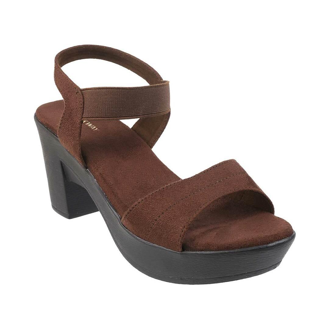 Dark brown women's suede sandal – Vittorio Virgili