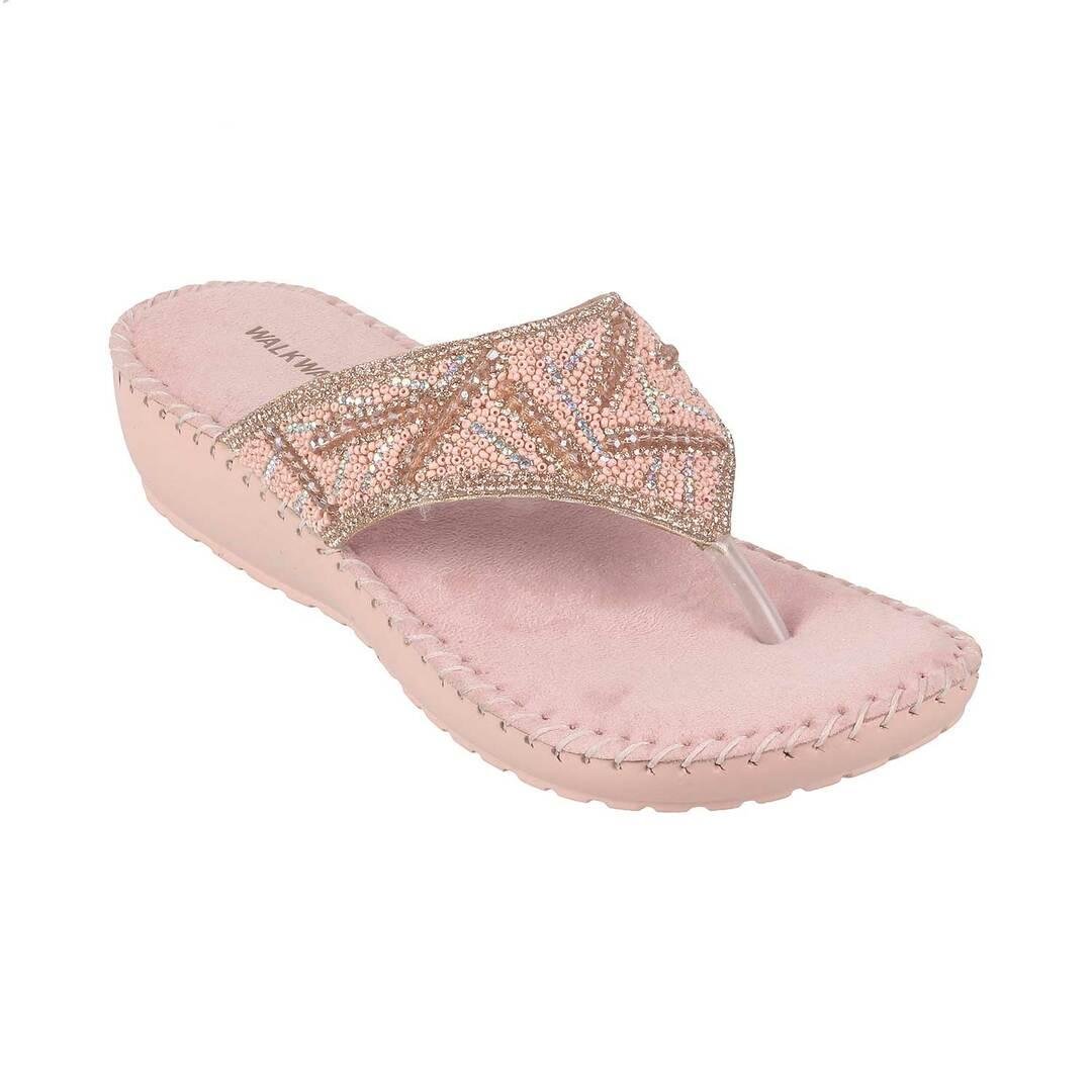 Rose gold slippers on sale