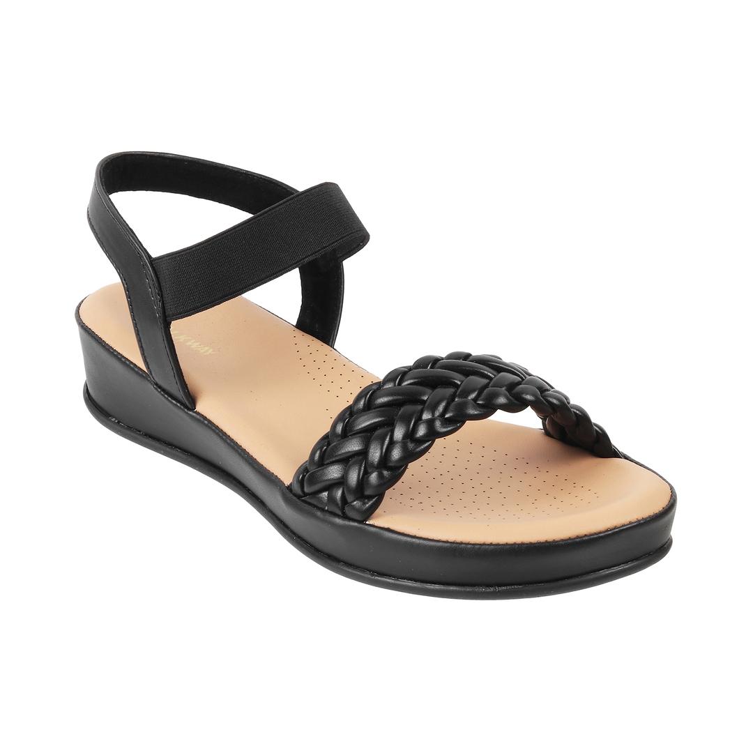 Cute Black Flat Sandals - Strappy Black Sandals - Vegan Leather Sandals -  $17.00 - Lulus