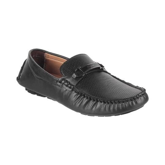 Walkway Men Black Casual Loafers