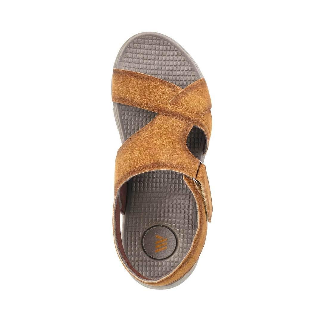 Buy Men Tan Casual Sandals Online | Walkway Shoes
