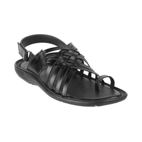 Walkway Men Black Casual Sandals