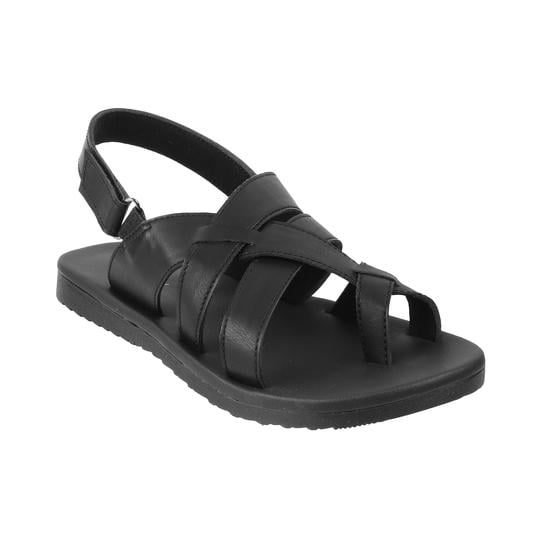 Walkway Men Black Casual Sandals