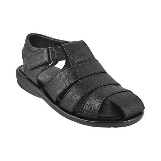 Ajanta Mens Office Sandals - Brown - GB 0621-thephaco.com.vn
