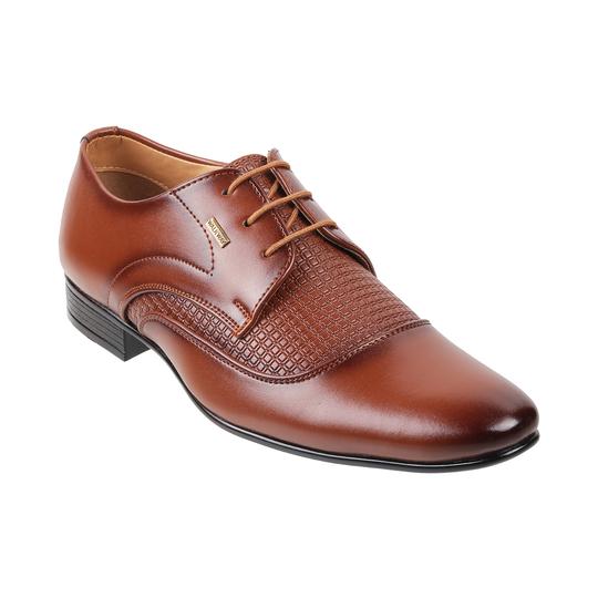 Tan derby formal on sale shoes