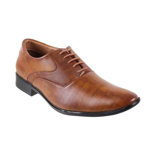 Mens tan slip hot sale on dress shoes