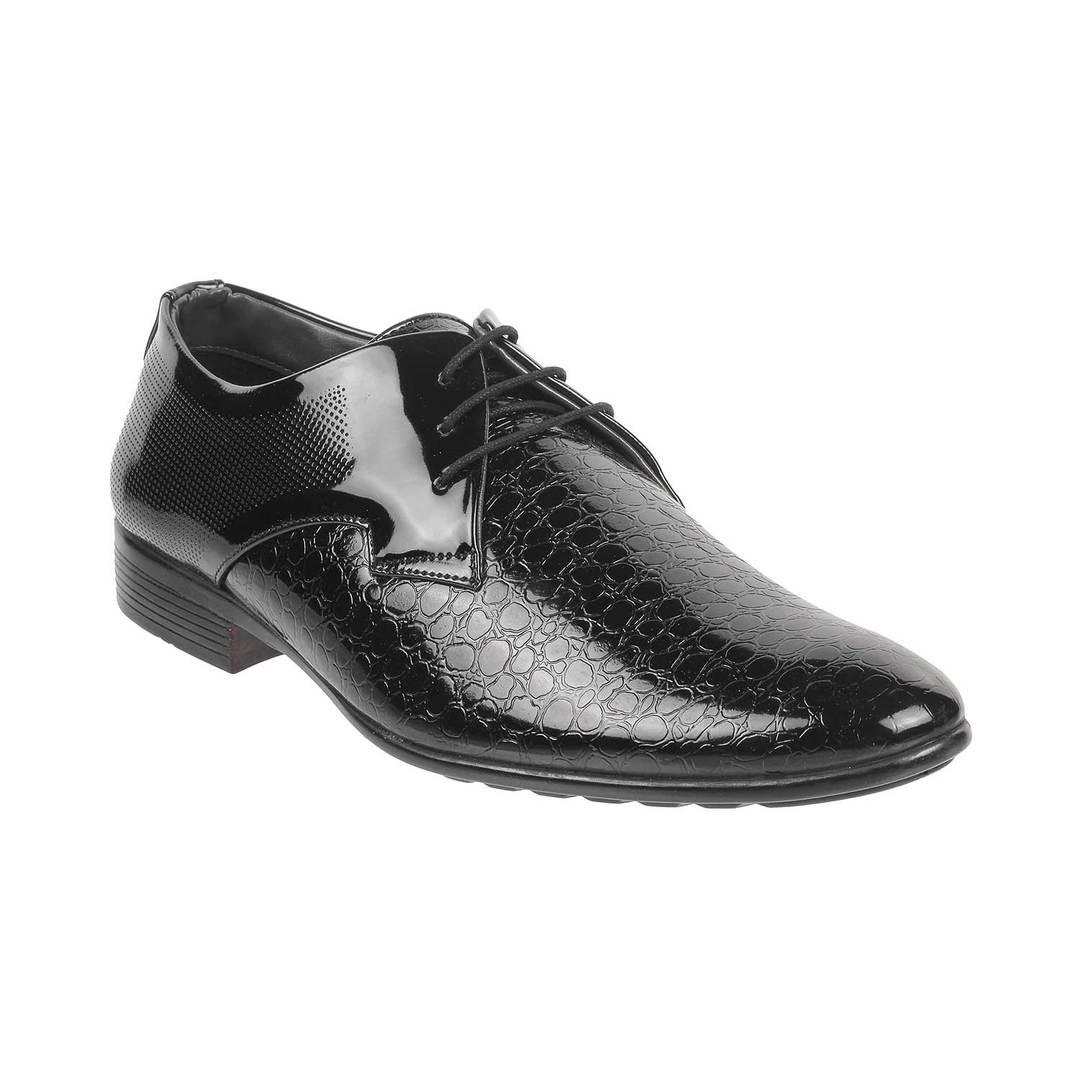 Buy Men Black Formal Derby Online | Walkway Shoes