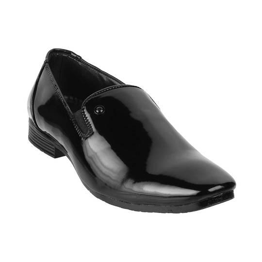 Men Black Party Moccasin