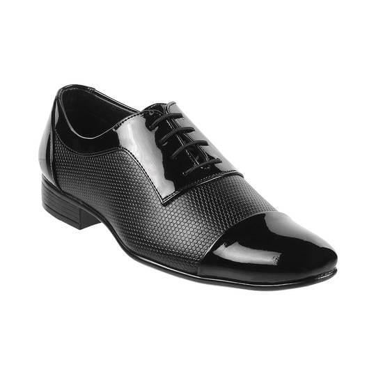 Black derby orders formal shoes