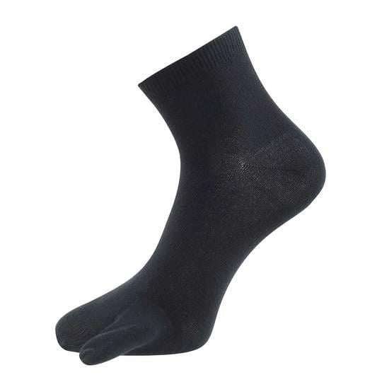 Walkway Black Mens Socks Ankle Length