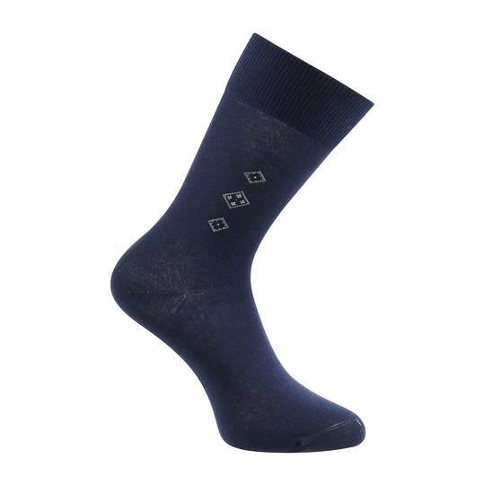 Walkway Blue Mens Socks Half Length