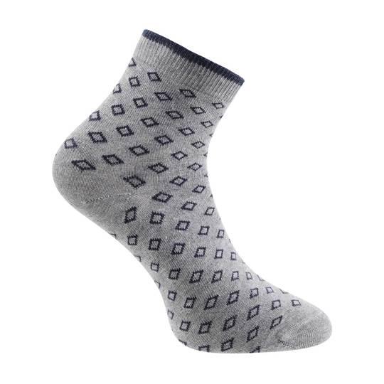 Walkway Grey Womens Socks Half Length