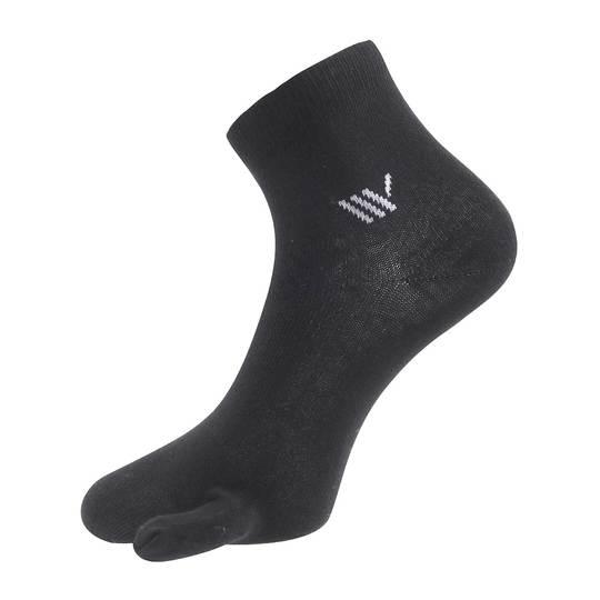 Walkway Black Mens Socks Half Length