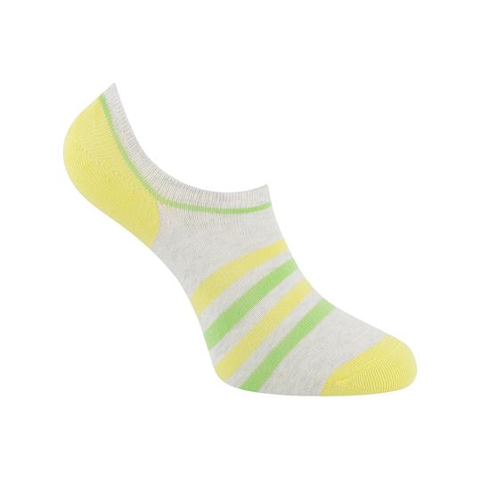 Walkway Yellow Womens Socks Ankle Length
