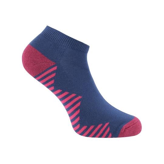 Walkway Blue Womens Socks Ankle Length