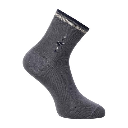 Walkway Grey Mens Socks Half Length