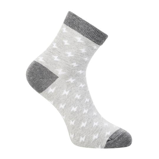 Walkway Light-Grey Mens Socks Half Length