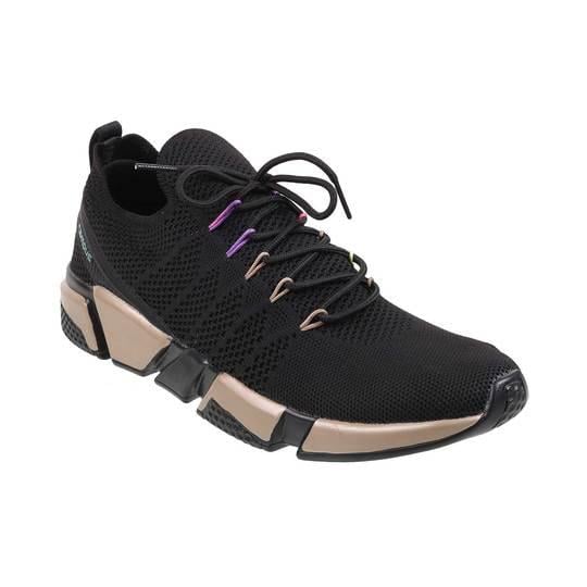 Campus Black-Gold Sports Sneakers
