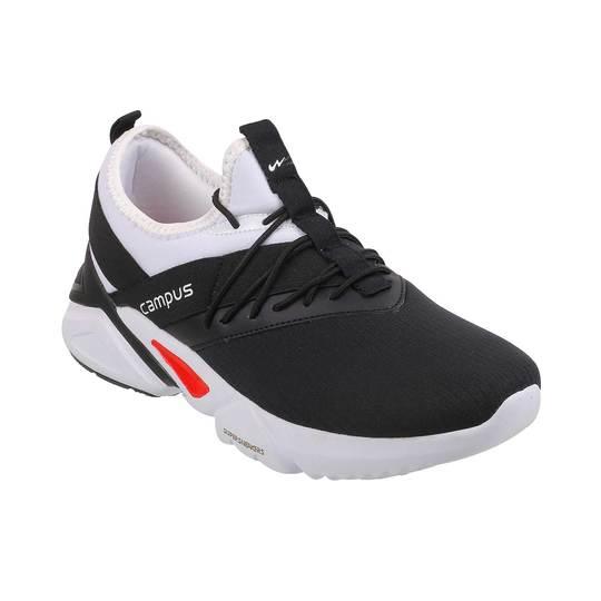 Campus White-Black Sports Sneakers