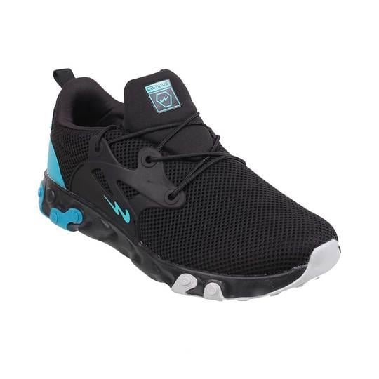 Campus Men Black-Blue Sports Sneakers