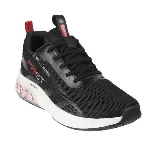 Campus Men Black-Red Casual Running Shoes
