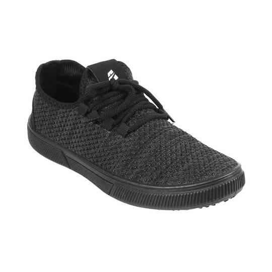 Walkway Black Casual Sneakers