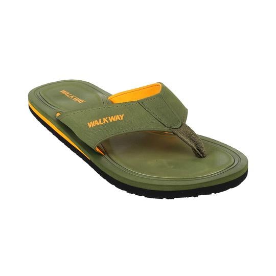 Walkway Men Olive Casual Slippers