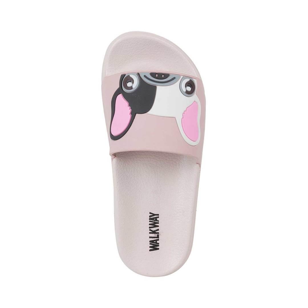 Girls pink online slippers