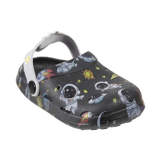 Walkway Girls Black Casual Clogs