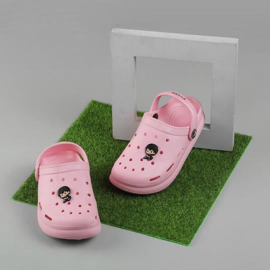 Walkway Girls Pink Casual Clogs