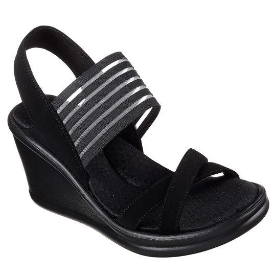 Skechers Black Casual Sandals