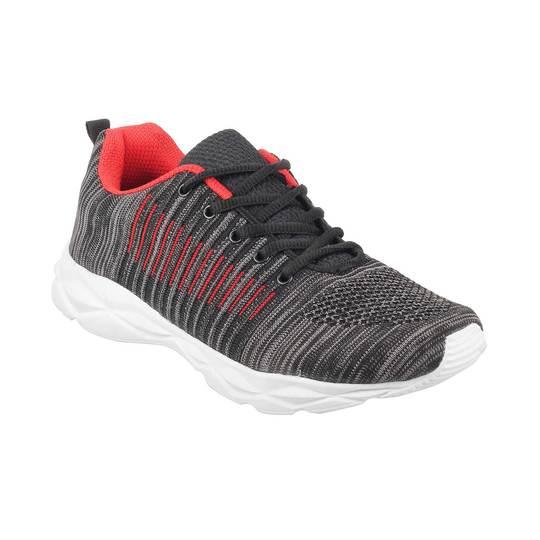 Activ Black-Red Casual Sneakers
