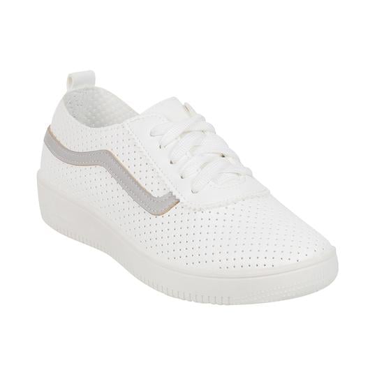 Walkway Women White-Grey Casual Sneakers