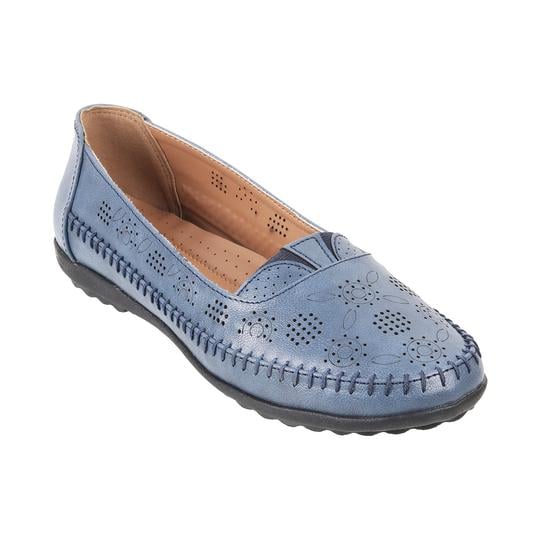 Walkway Women Navy-Blue Casual Loafers