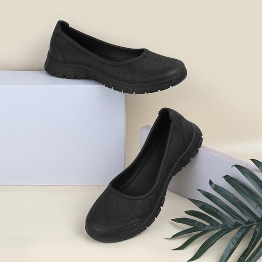 Walkway Women Black Casual Ballerinas