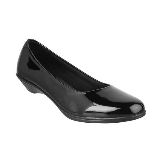 Walkway Women Black-Pat Formal Ballerinas