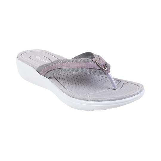 Walkway Grey Casual Slippers