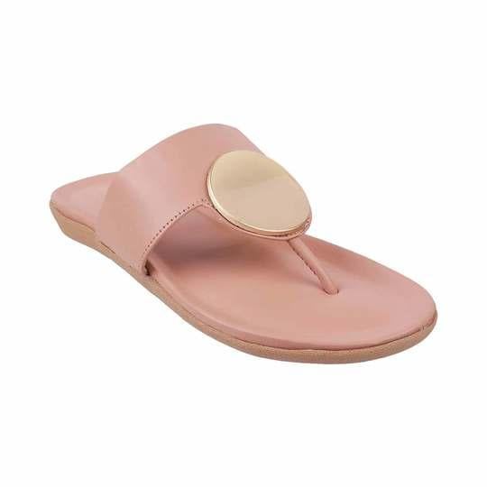 Walkway Women Peach Casual Slippers