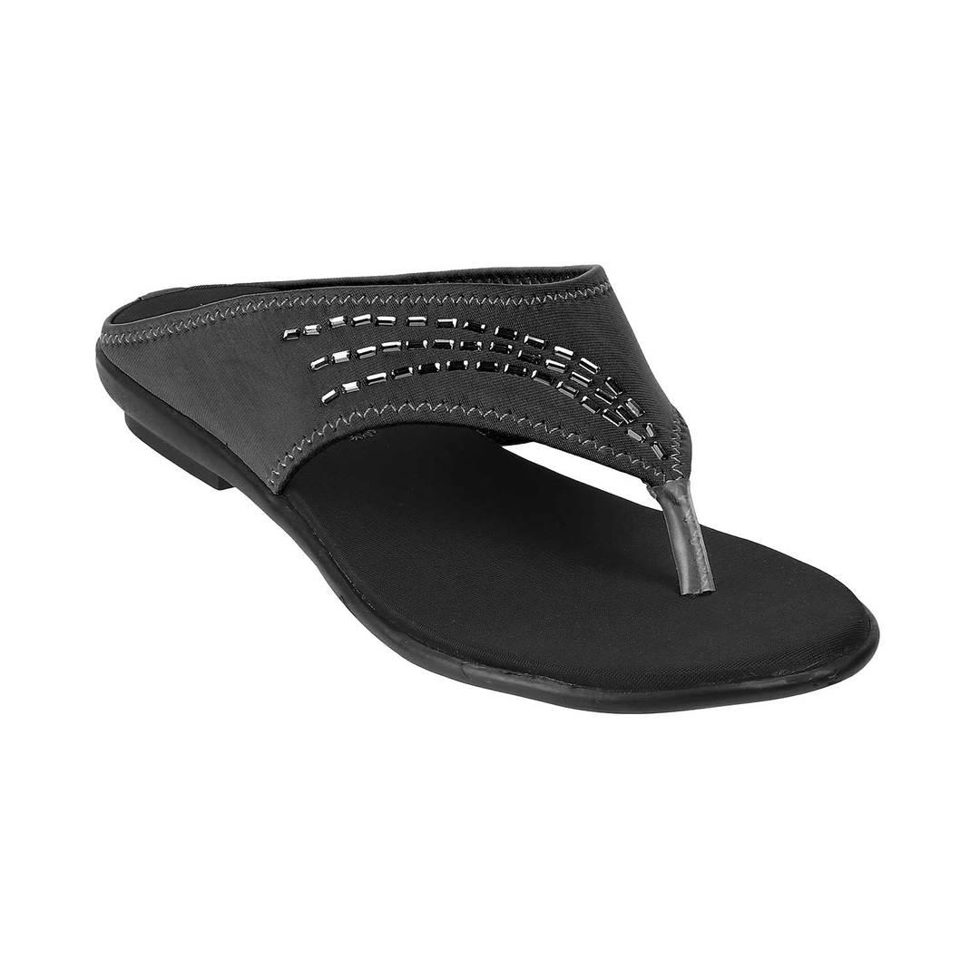 Buy Women Black Casual Slippers Online