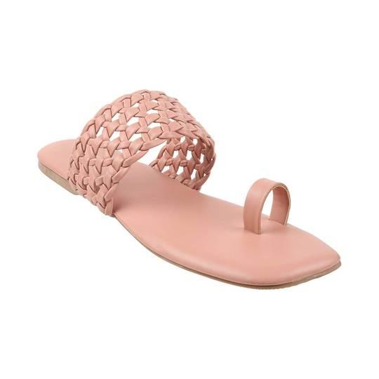 Walkway Women Peach Casual Slippers