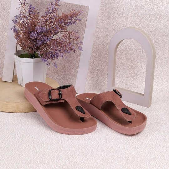 Walkway Women Peach Casual Sandals