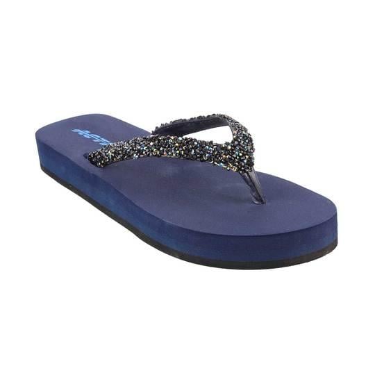 Activ Women Navy-Blue Casual Slippers